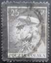 POLOGNE N°376 Mort du Maréchal Pilsudski oblitéré