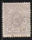 LUXEMBOURG 1880 - Y&T  N° 42  Dent 12 1/2