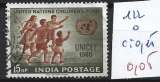 INDE 122 oblitéré côte 0.15 € 