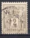 LUXEMBOURG - 1882 - Allégories - Yvert 48 Oblitéré