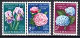 LUXEMBOURG - 1959 - Fleurs - Yvert 564 / 566 Neufs**