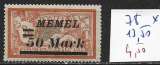 MEMEL 78 * côte 13.50 €