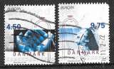 Danemark 2001 - Y&T 1280 et 1281 (oblitéré) - EUROPA