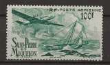 SAINT PIERRE ET MIQUELON  POSTE AERIENNE ANNEE 1947   Y.T N°19 NEUF* cote  16.50€ 