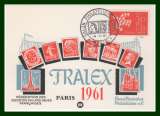 CAM BT SALON PHILATELIQUE FRALEX 1961 PARIS TB