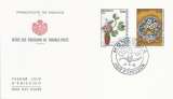 Enveloppe 1er jour FDC Monaco N°1551/1552 Concours international de bouquet - 28/10/1986