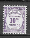MONACO timbre taxe 14 * 