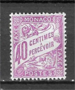 MONACO timbre taxe 19 * 