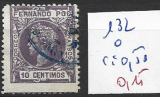 FERNANDO POO 132 oblitéré  côte 0.50 €