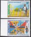 SENEGAL Non dentelé N° 510/1 de 1979 neufs** en série complète 