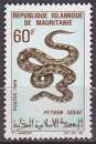 Timbre neuf ** n° 266(Yvert) Mauritanie 1969 - Reptile, python