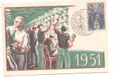 France - Carte Maximum - Journée du Timbre - 1951 Wagon Postal YT 879