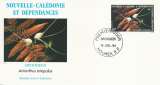 Enveloppe 1er jour FDC Nouvelle Calédonie N°489 Orchidée Acianthus atepalus - 18/07/1984