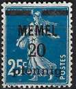 Memel - 1920-21 - Y & T n° 20 - MH