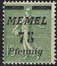 Memel - 1922 - Y & T n° 66 - MNH