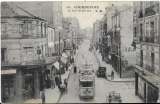 COURBEVOIE: la Rue de Bezons - 10 CM (tramway)