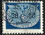 Pologne - Occupation allemande - 1940 - Y & T n° 9 Timbres de service - O.