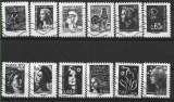2013 FRANCE Adhésif 914-19+ 921-26 oblitérés, mariannes, série complète