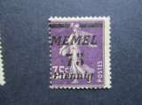 Memel y & t 55 * 1922