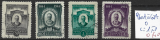 RUSSIE 960A à 963A oblitérés côte 1.50 €
