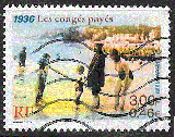 France - YT 3352  obl - Congés payés (2000) 