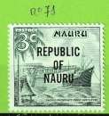 NAURU YT N°71 NEUF**