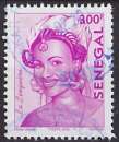 Timbre oblitéré n° 1680Q(Yvert) Sénégal 2002 - Coiffure, la Linguère