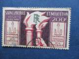 Saint Pierre & Miquelon y & t poste aérienne 26 obl 1959