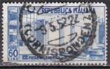 miniature ITALIE N° 623 de 1952 oblitéré cotant 25€ à 5%