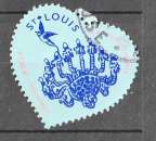 miniature France 2022 - Coeur St LOUIS N° 5552 oblitération ronde