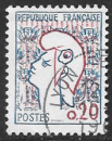 France - YT 1282  obl   -  (1961) 