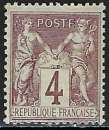 France - 1877 - Y & T n° 88 - MNH