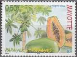 miniature Mayotte 2004 Yvert 164 Neuf ** Cote (2017) 2.00 € Papayer et papayes