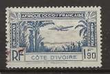 COTE D'IVOIRE POSTE AERIENNE ANNÉE 1940 Y.T N°1 OBLI 