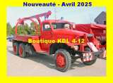 *AL SP 255 à 272 - Lot de 18 cartes postales - Véhicules des Sapeurs-Pompiers