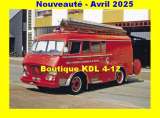 *AL SP 255 à 272 - Lot de 18 cartes postales - Véhicules des Sapeurs-Pompiers