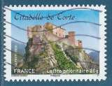 N°720 Citadelle de Corte autoadhésif oblitéré