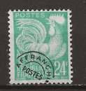 FRANCE PREOBLITERES  ANNÉE 1953 Y.T N°114 sans gomme  cote 5€ 