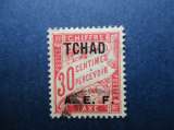 Tchad y & t taxe 5 obl 1928