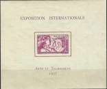Wallis & Futuna - 1937 - Y & T n° 1 Blocs & feuillets - MH