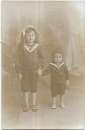 miniature CARTE-PHOTO : deux enfants en costume de marin