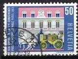 miniature SUISSE 1963 CENTENAIRE DE LA 1ERE C0NFERENCE POSTALE A PARIS OBLITERE
