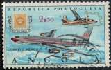 miniature Angola 1970 Avions TAP Transport Aérien Centenaire du Timbre Y&T AO PA26 SU