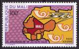 Timbre PA neuf ** n° 84(Yvert) Mali 1970 - Anniversaire de la CAPTEAO