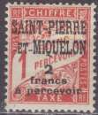 miniature St PIERRE et MIQUELON taxe N° 19 de 1925 neuf*
