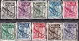miniature St PIERRE et MIQUELON taxe N° 32/41 de 1938 neufs** en série complète cotée 20€ TTB 