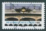 miniature N°1476 Ponts Alexandre III et de la Concorde - Paris autoadhésif oblitéré (annulation au stylo)