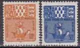 miniature St PIERRE et MIQUELON taxe N° 67 et 68 de 1947 neufs**   