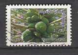 miniature France timbre n° 692  ob année 2012 série Fruits de France et monde Papayes
