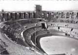 miniature Arles (13), CPSM, les arènes, en N&B, bords crénelés